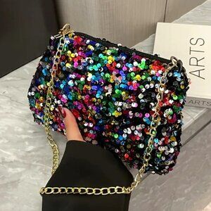 ✨NEW✨Women's Sequin Embellished Shoulder Bag - Colorful
